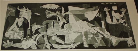 Picasso, print of Guarnica